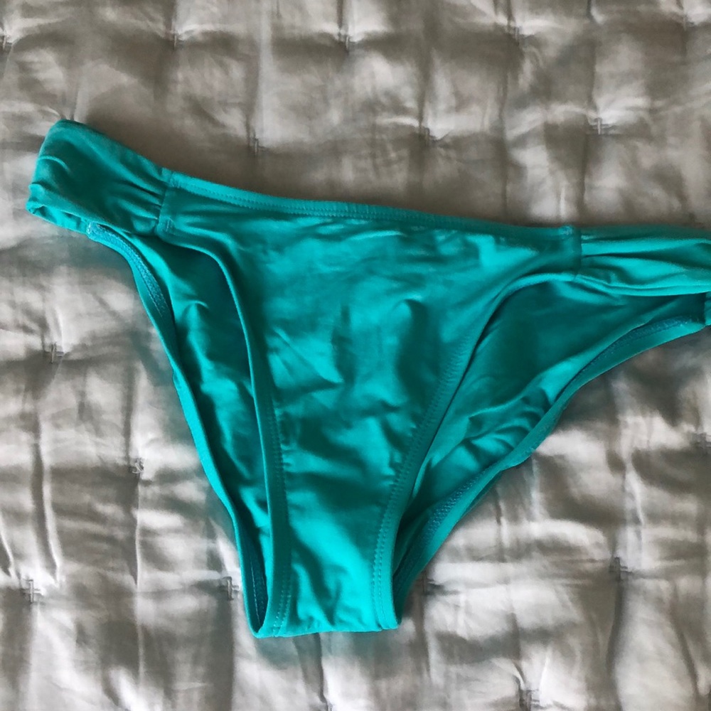 Teal blue bikini bottom